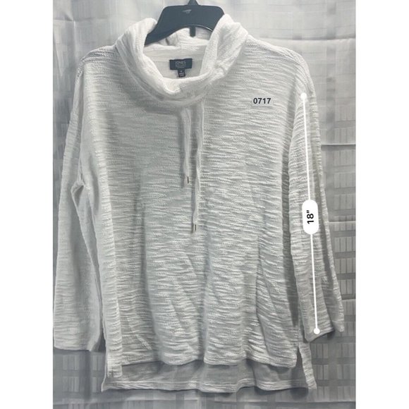 Jones New York Signature Womens Sweater Color White Size S Pullove Cowl Neck - Picture 6 of 10